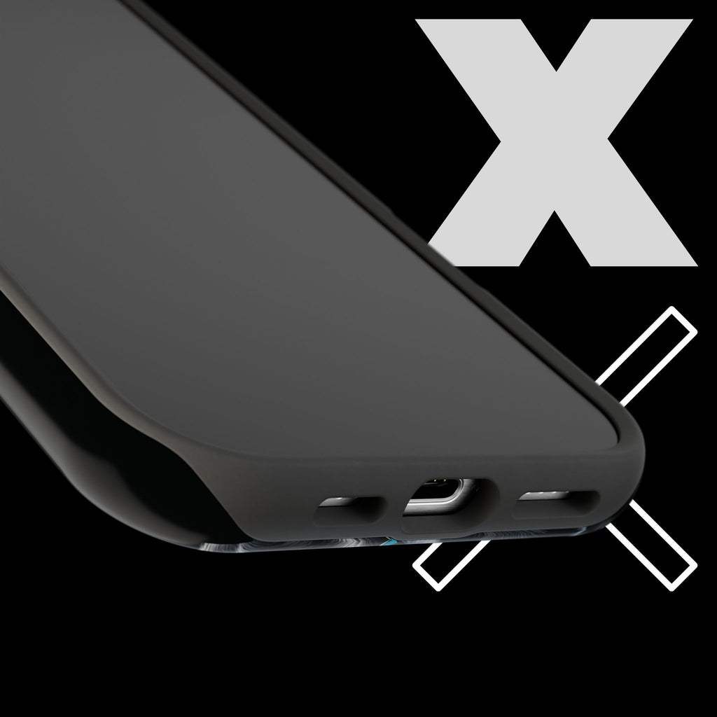 Black Neon Dog iPhone Case