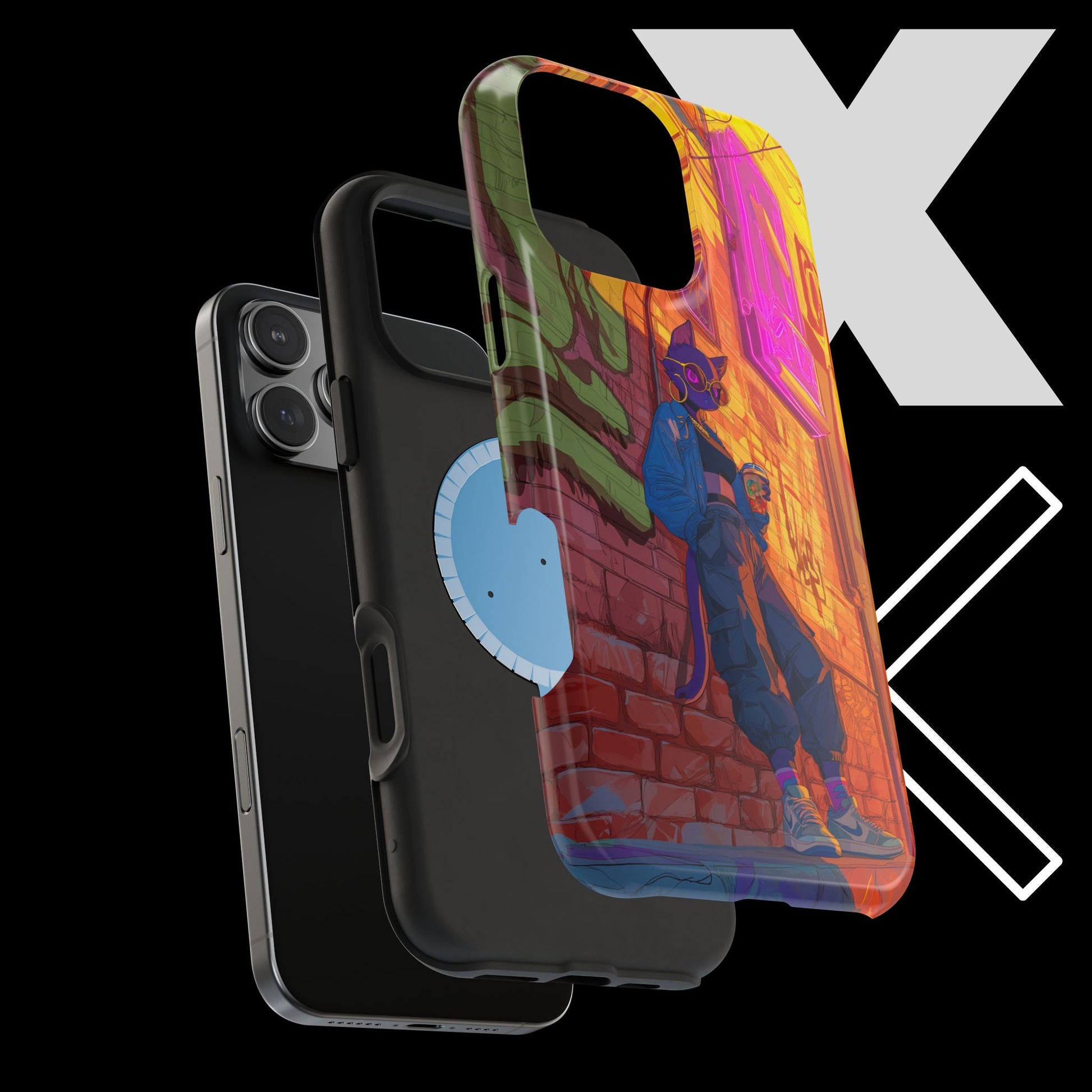 Female Street Cat iPhone Case