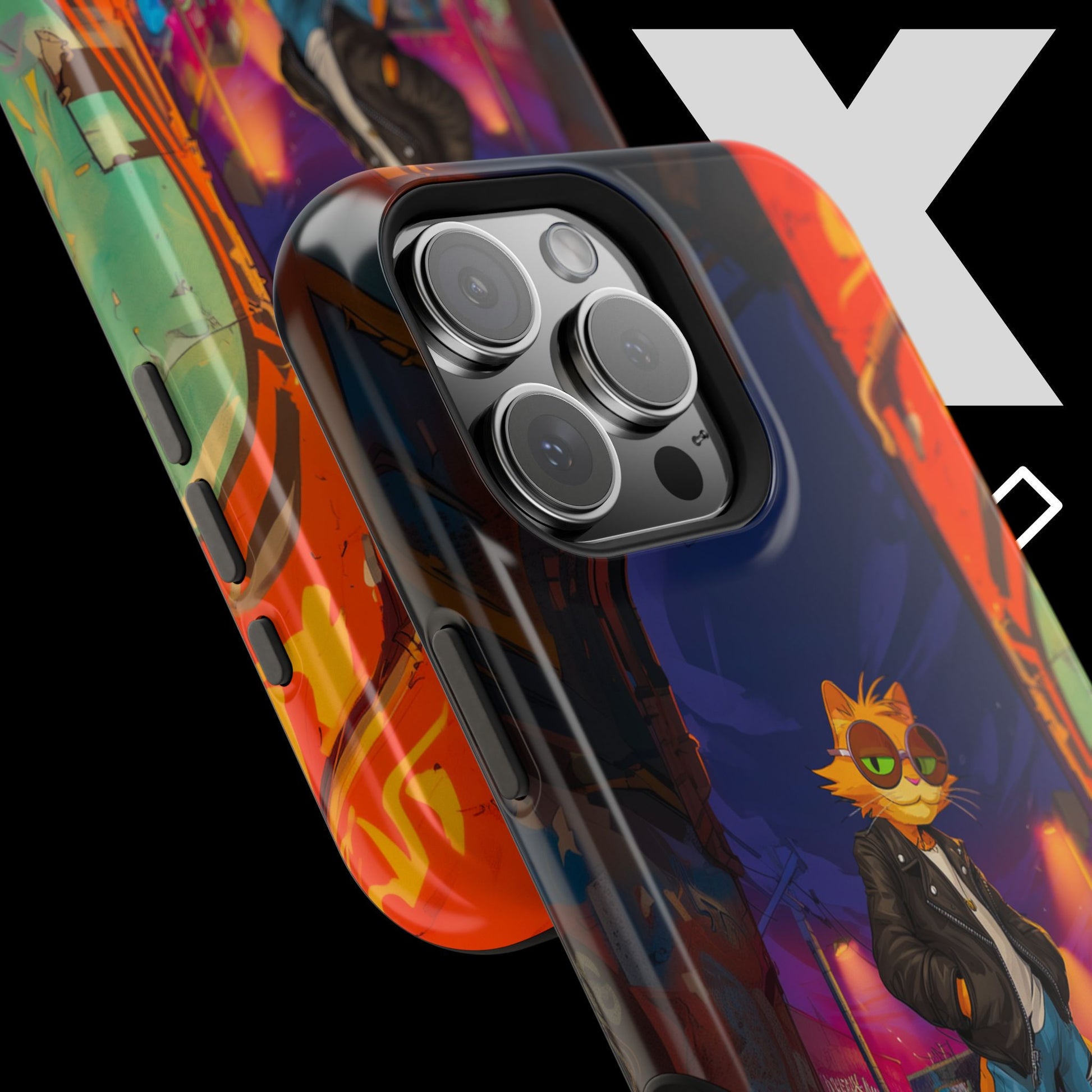 Male Street Cat iPhone Case