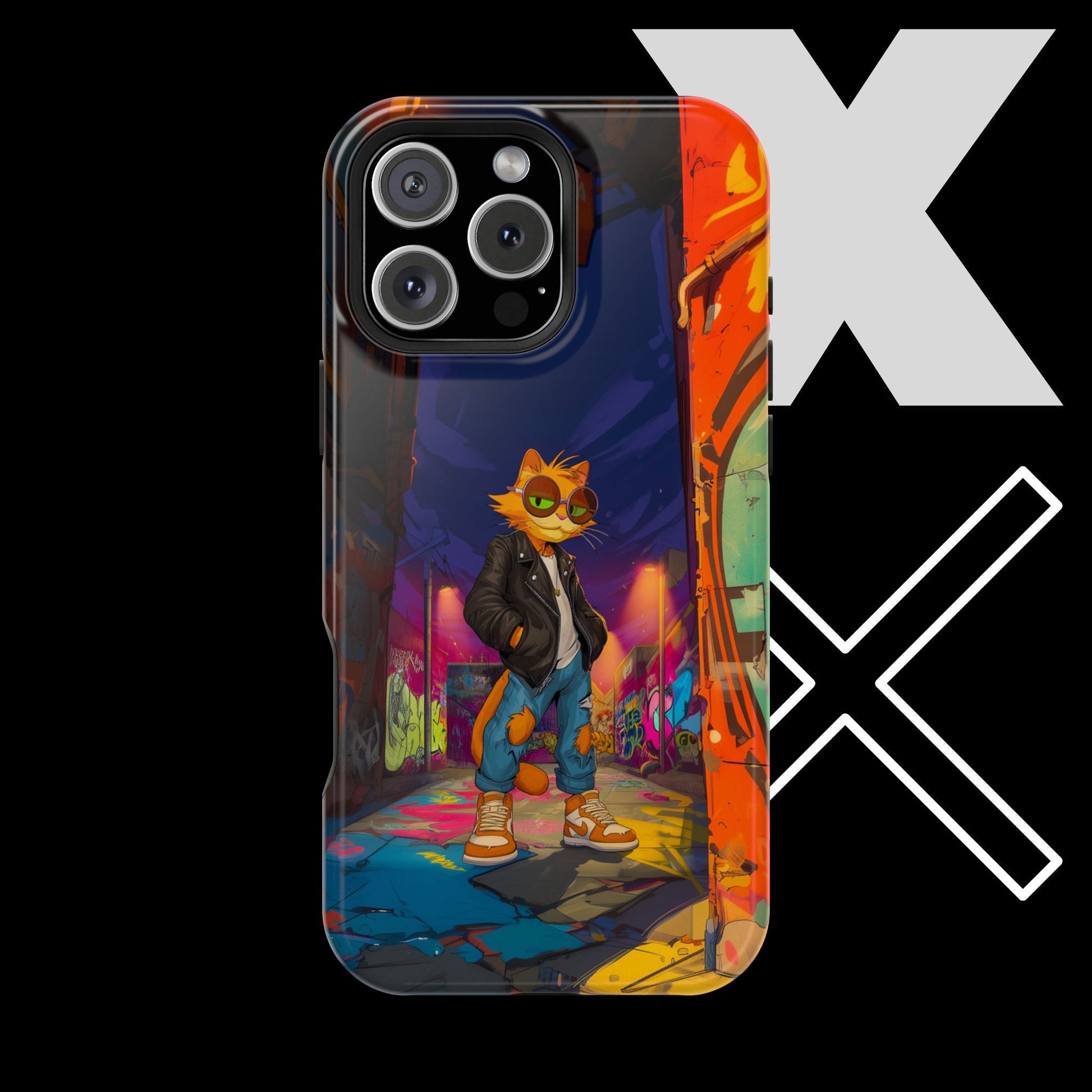 Male Street Cat iPhone Case