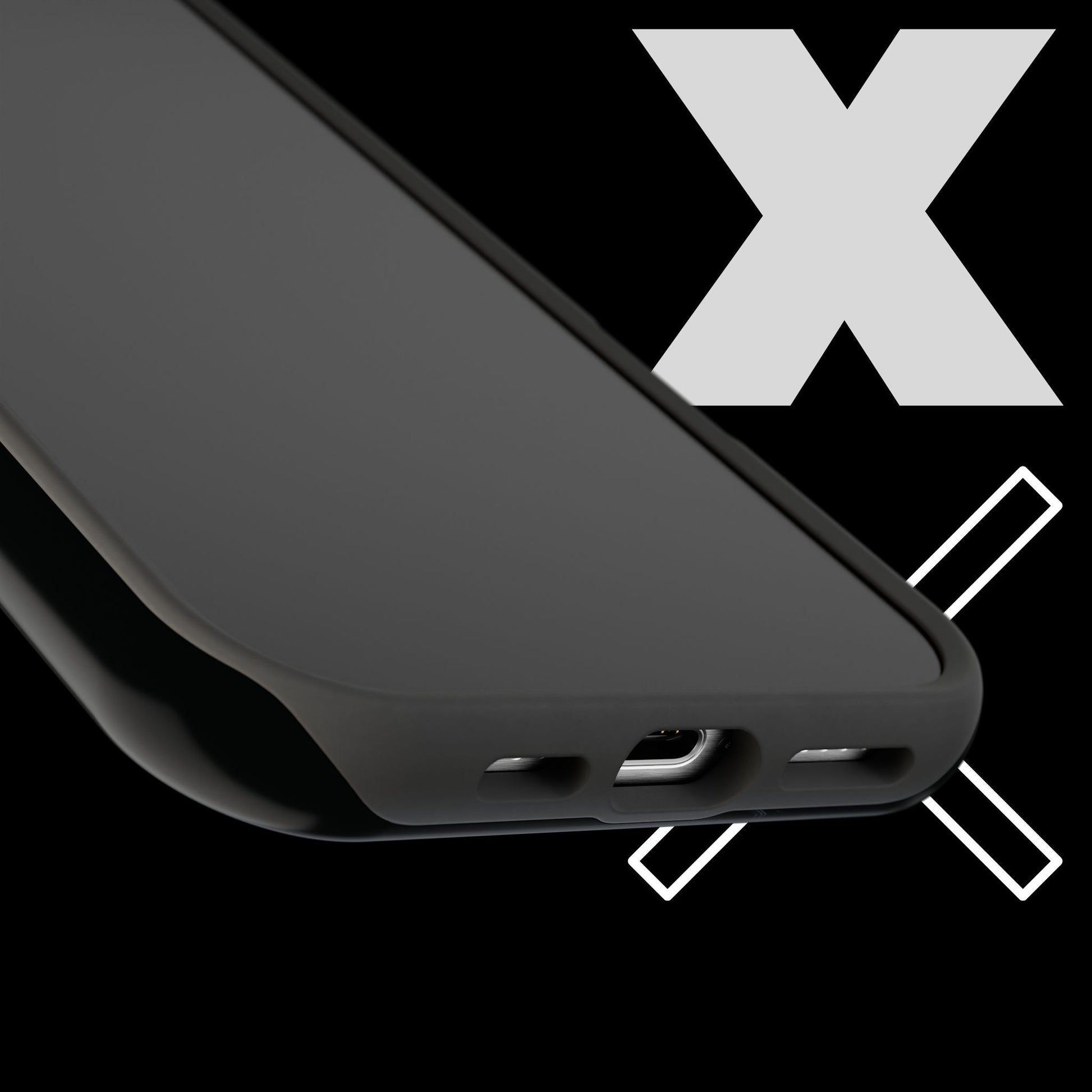 Black Neon Cat iPhone Case