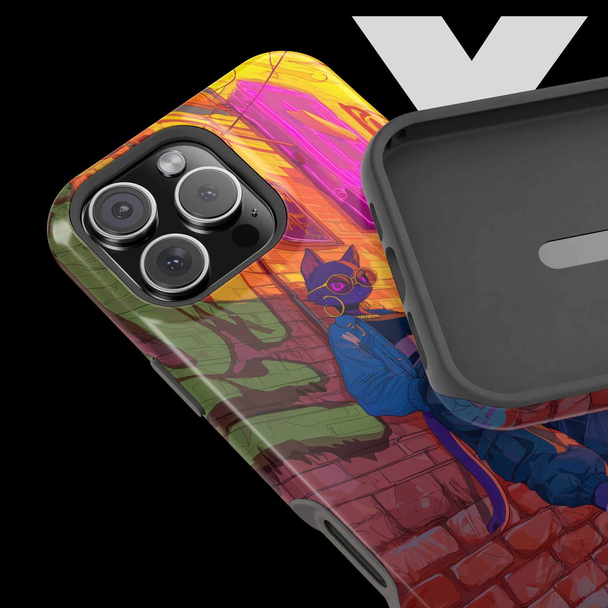 Female Street Cat iPhone Case