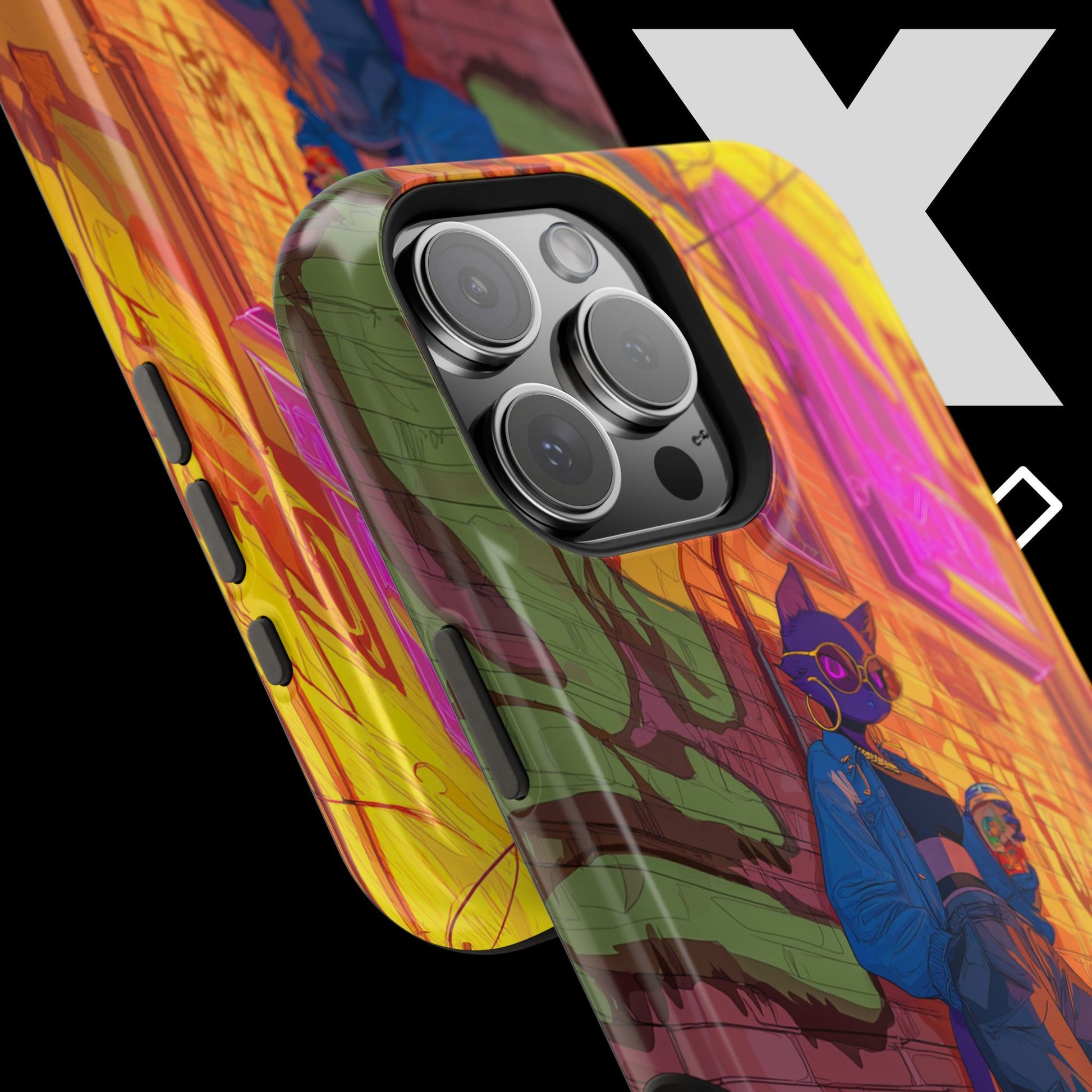 Female Street Cat iPhone Case