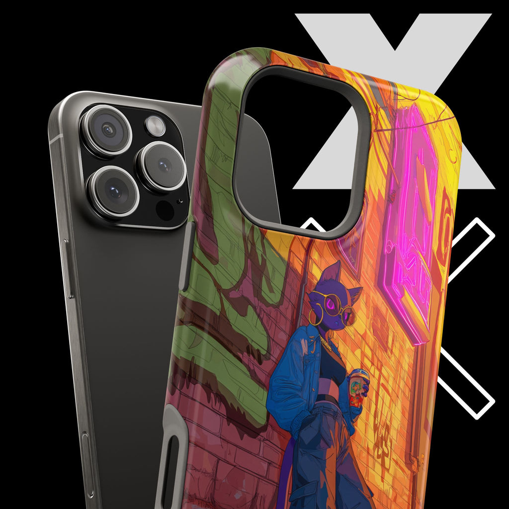 Female Street Cat iPhone Case