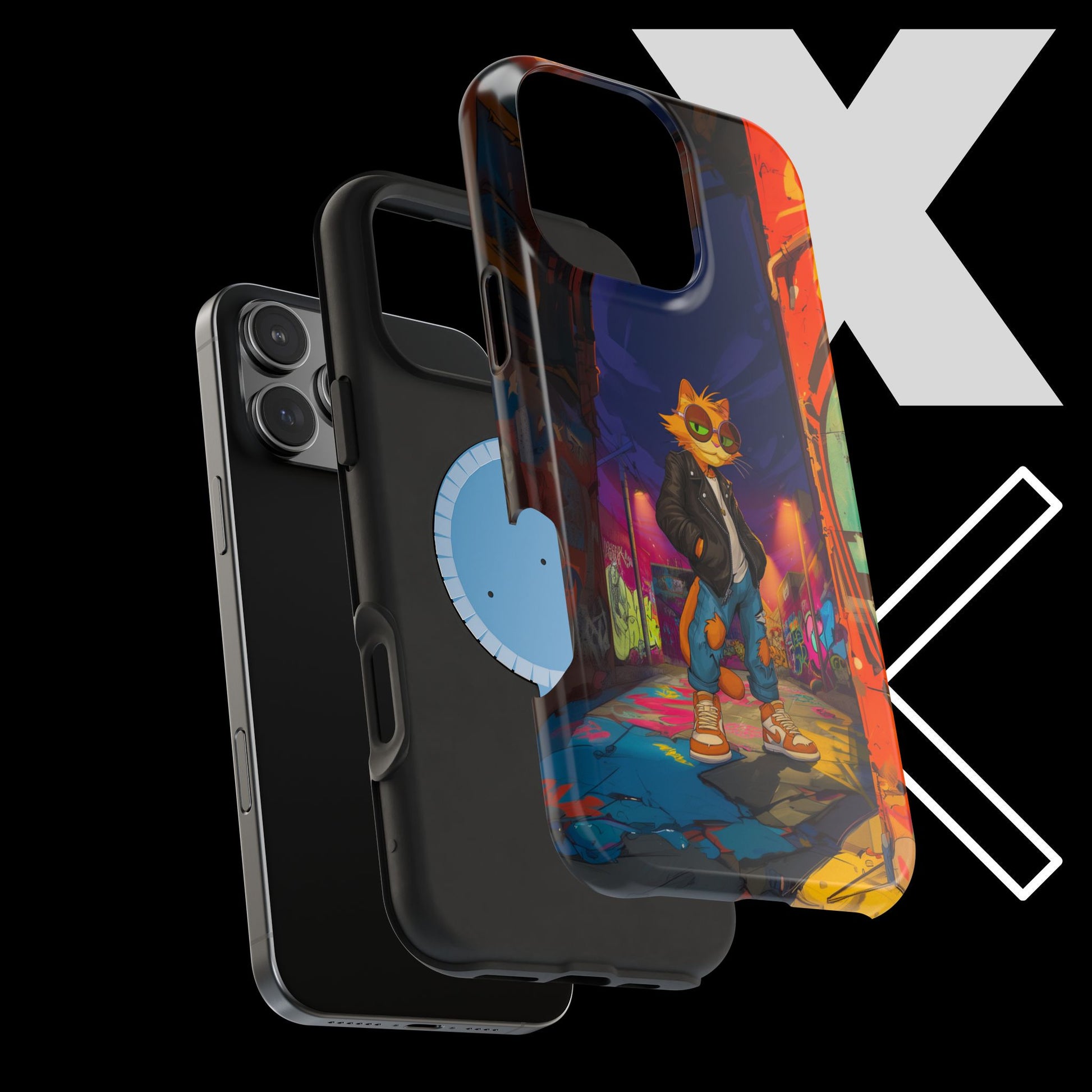 Male Street Cat iPhone Case